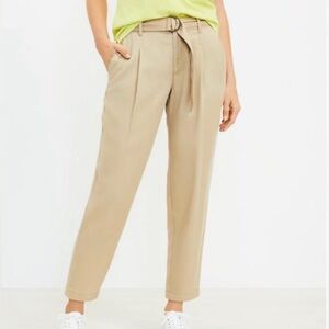 LOFT Women’s Khaki Pants with Belt